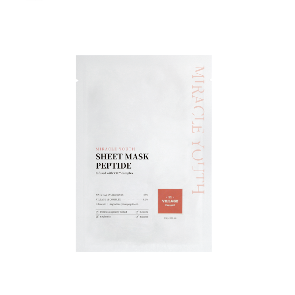 Village 11 Factory - Miracle Youth Sheet Mask Peptide - 23g